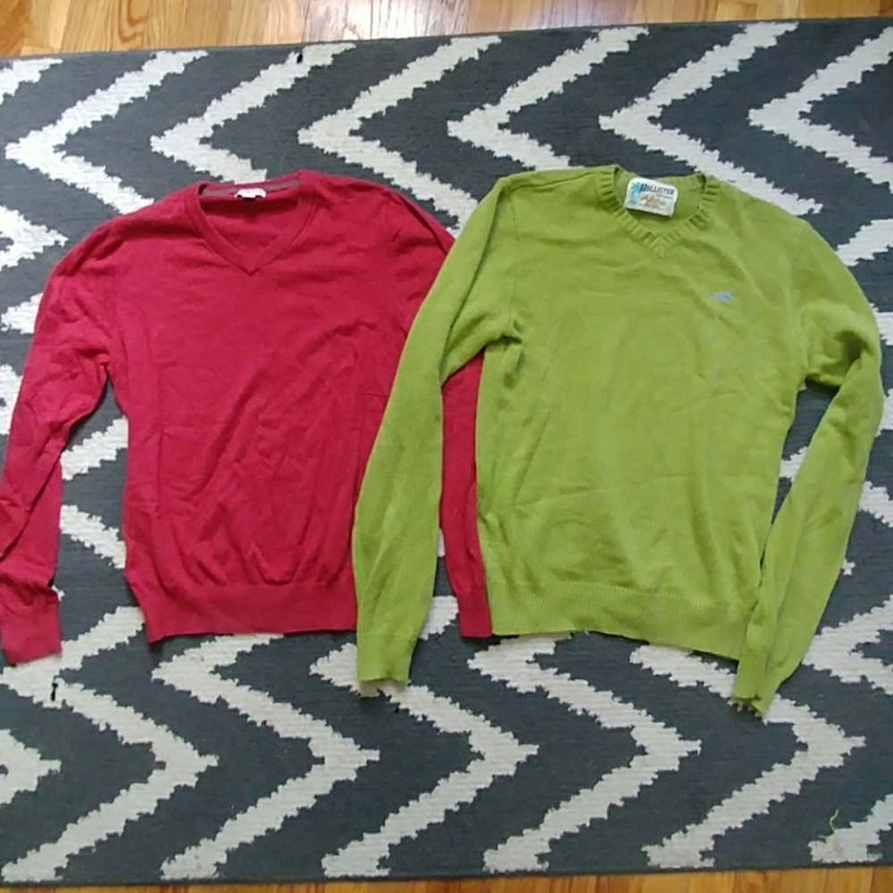 Men's v neck sweater bundle
